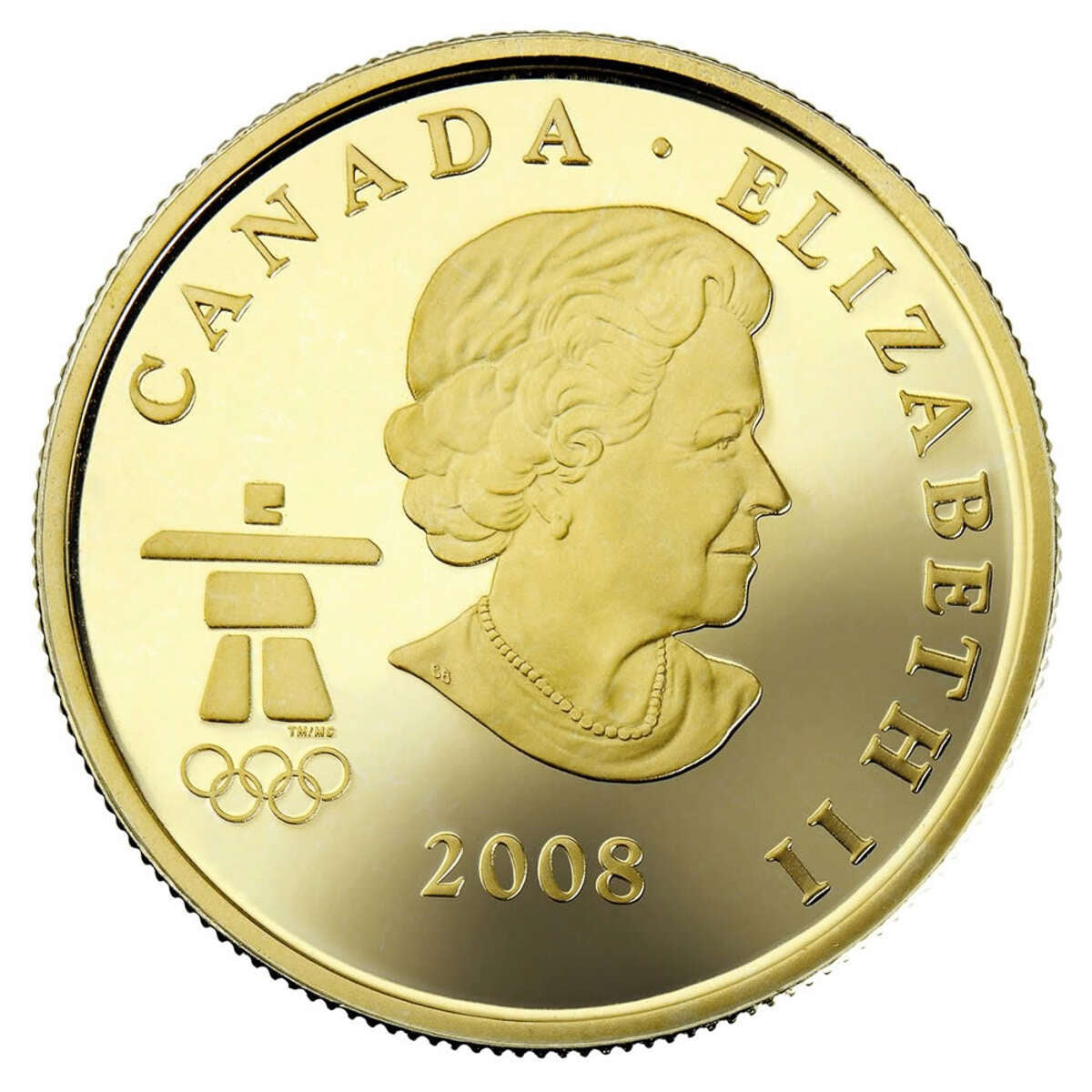 2008 $75 Vancouver 2010 Olympic Winter Games: Four Host First Nations - 14-kt. Gold Coin Default Title