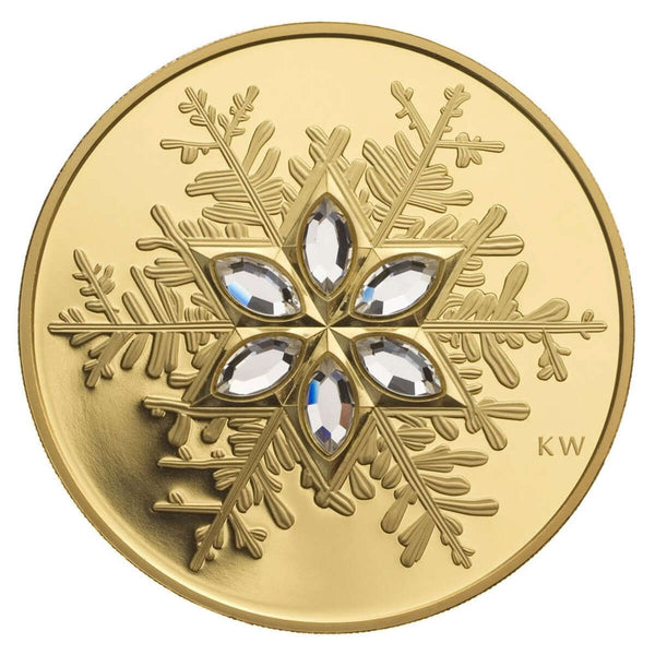 2006 $300 Crystal Snowflake - 14-kt. Gold Coin Default Title