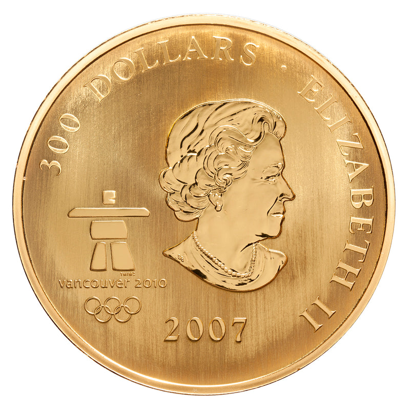 2007 $300 Olympic Ideals - 14kt. Gold Coin