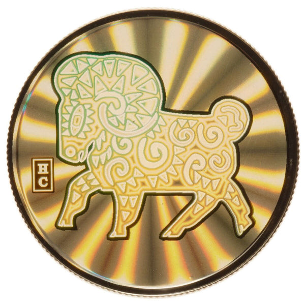 2003 $150 Year of the Sheep - 18-kt. Gold Hologram Coin Default Title