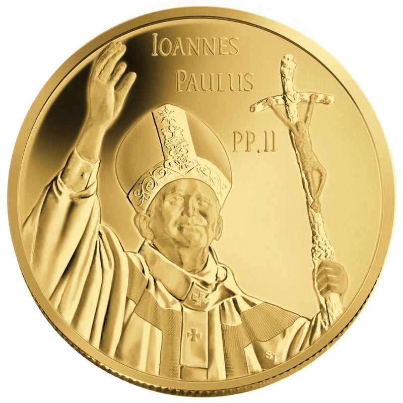 2005 $75 Pope John Paul II - Gold and Silver Coin Default Title