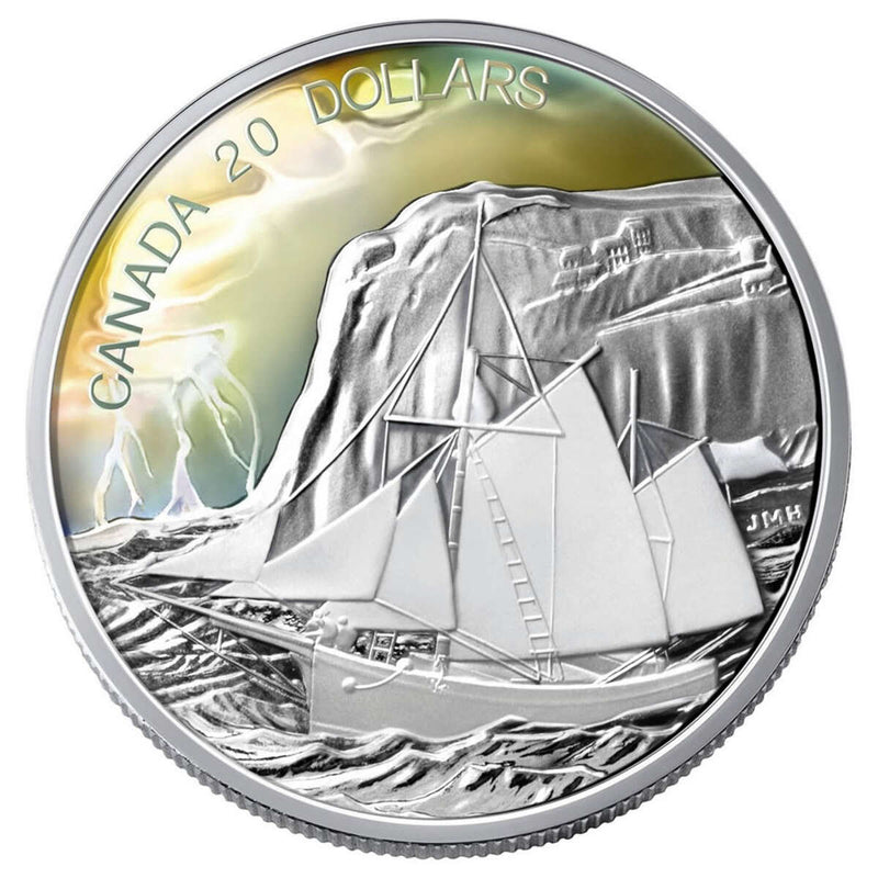 2006 $20 Tall Ships: Ketch - Pure Silver Coin