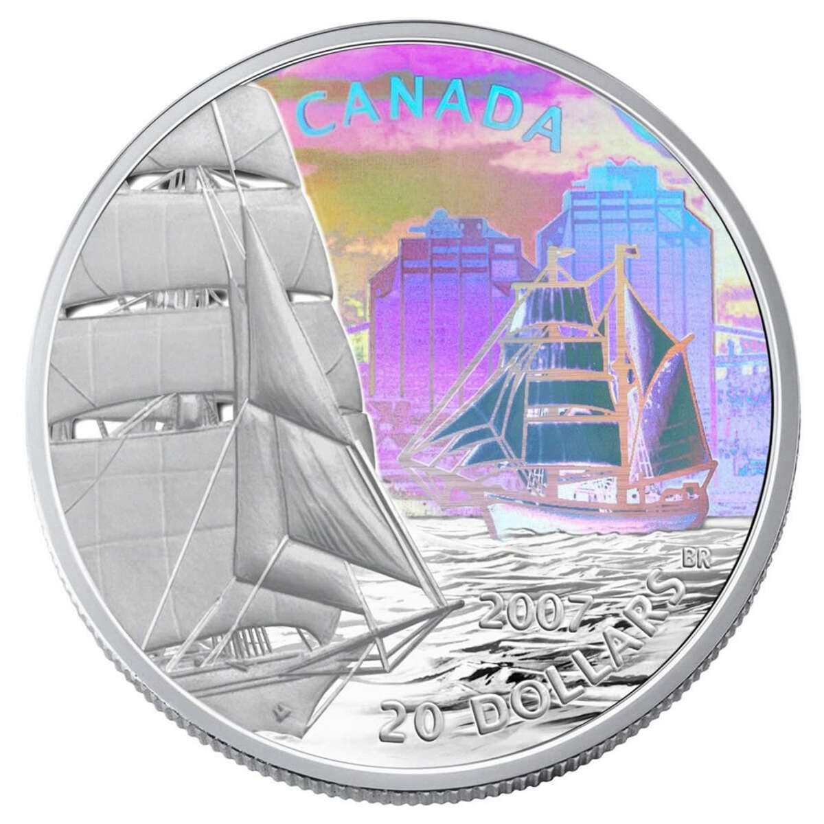 2007 $20 Tall Ships: Brigantine - Pure Silver Coin Default Title