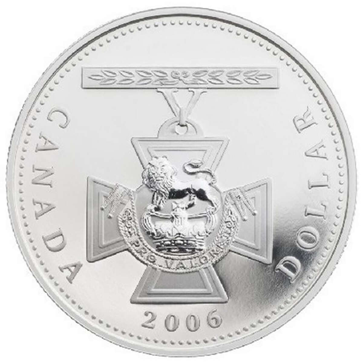 2006 $1 Victoria Cross, 150th Anniversary - Pure Silver Dollar