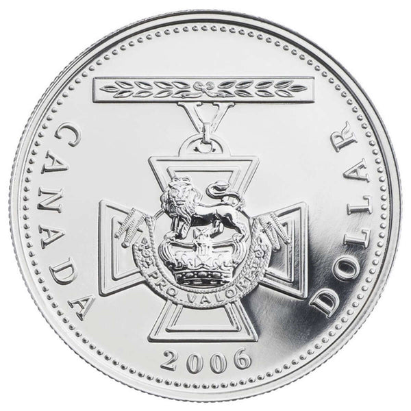 石州銀 レプリカ　2006　未使用品 木箱入り 約8cm 銀製　純銀　約90ｇ 2006 $1 Victoria Cross, 150th Anniversary - Pure Silver Dollar B.U.