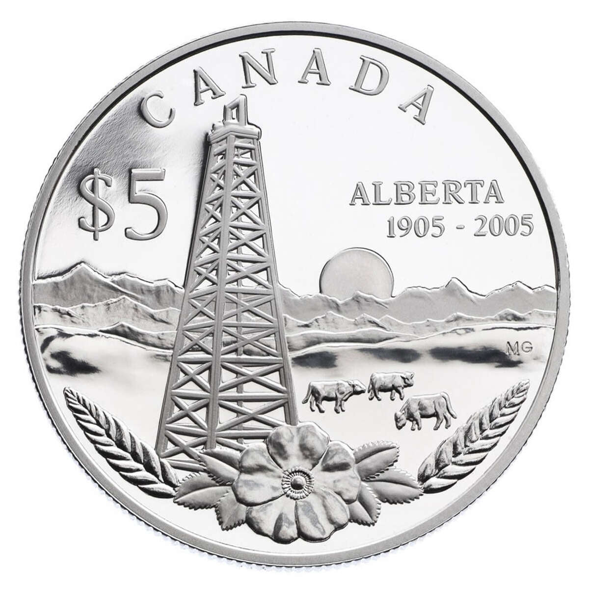 2005 $5 Alberta Centennial - Pure Silver Coin Default Title