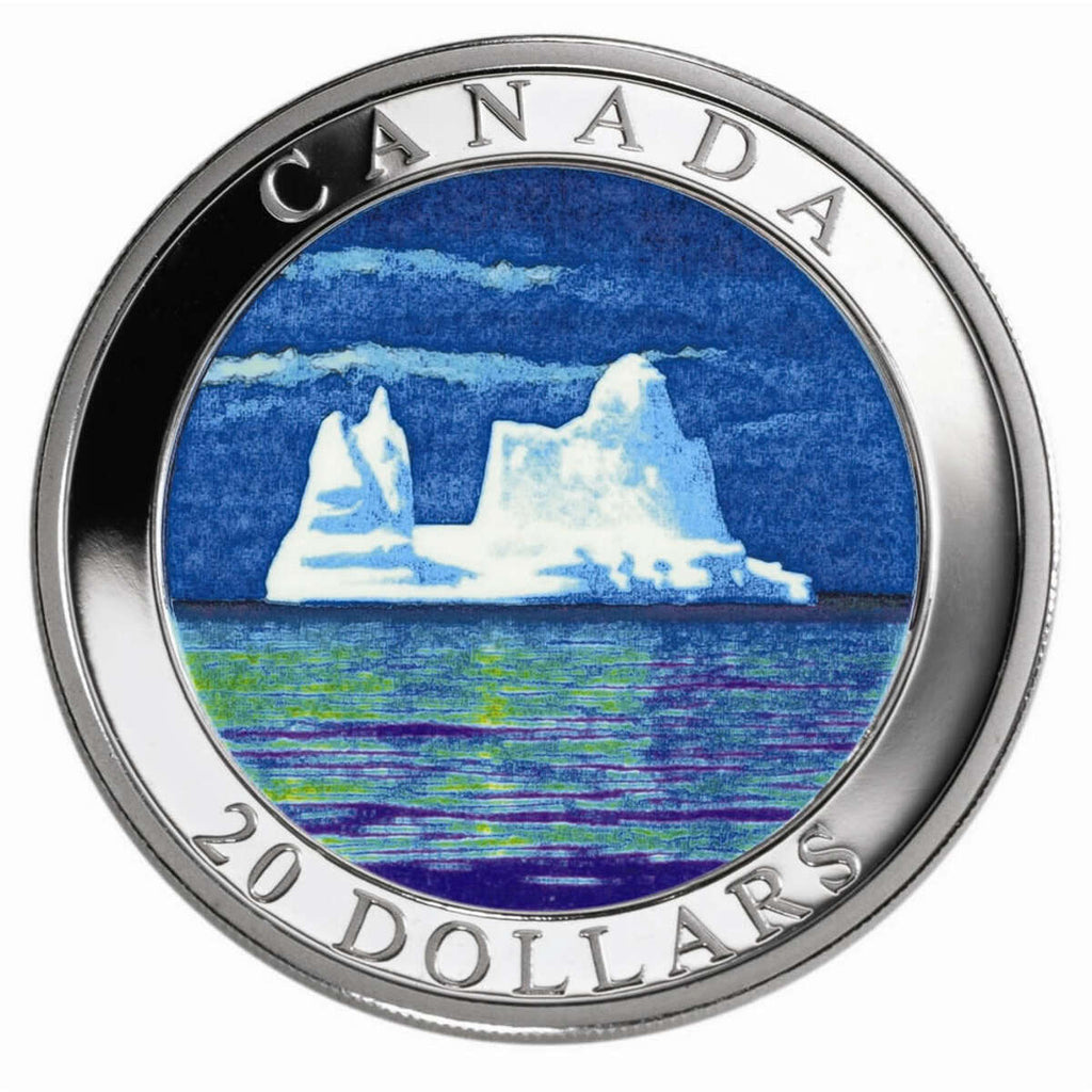 2004 $20 Icebergs - Pure Silver Coin