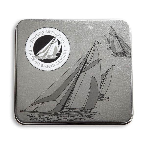 1999 50c Canadian Sports Firsts: First Yachting Race Between Canada and the U.S. - Sterling Silver Coin Default Title