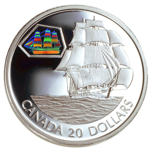 2001 $20 Transportation on Land, Sea and Rail: The Marco Polo - Sterling Silver Coin Default Title