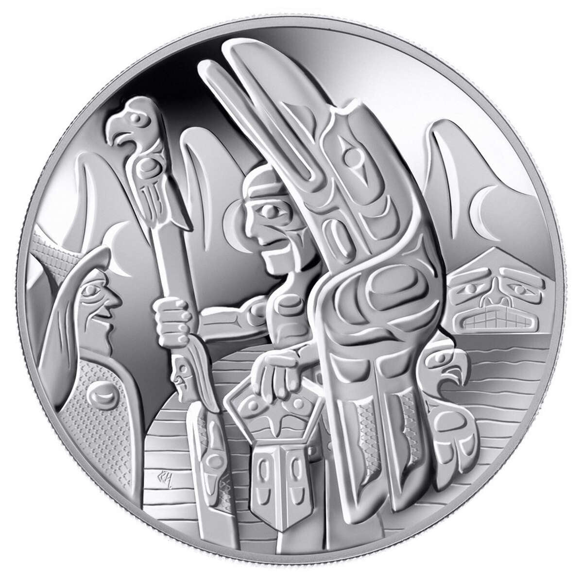 2005 $30 Welcome Figure (Dzunuk'wa) Totem Pole - Sterling Silver Coin Default Title