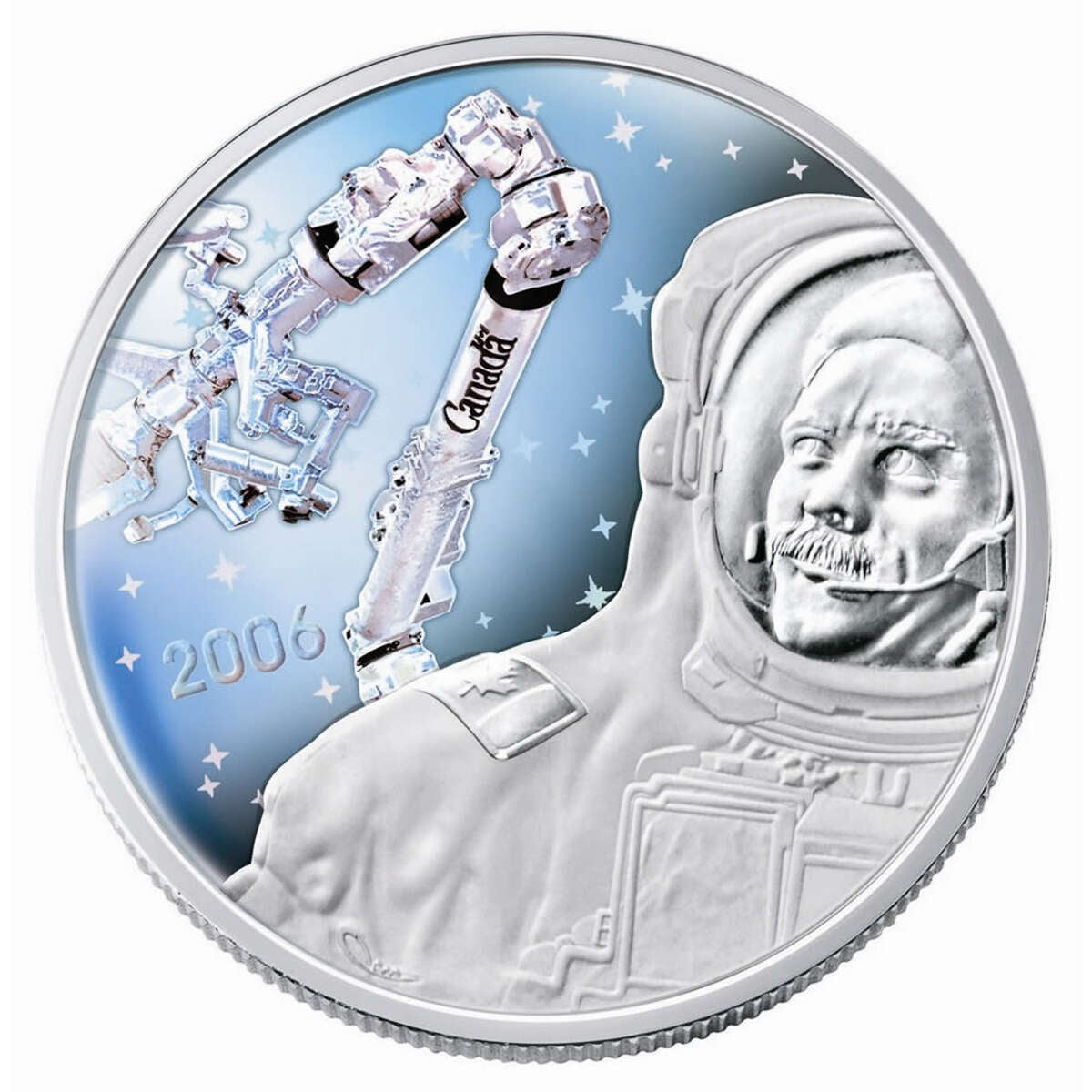 2006 $30 Fifth Anniversary of Canadarm - Sterling Silver Coin Default Title