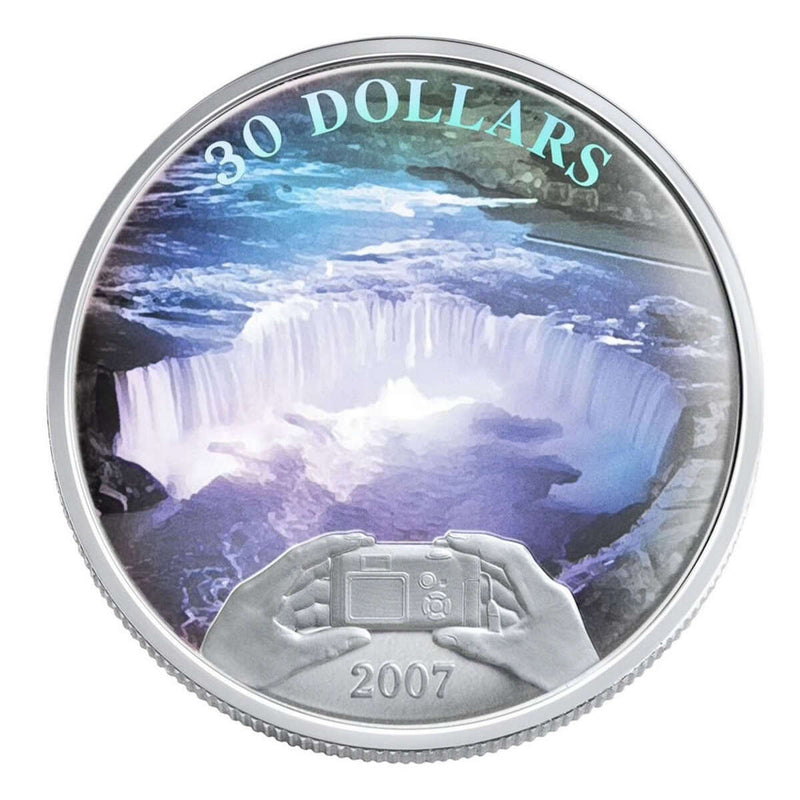 2007 $30 Niagara Falls: Panoramic Photography in Canada - Sterling Silver Coin Default Title