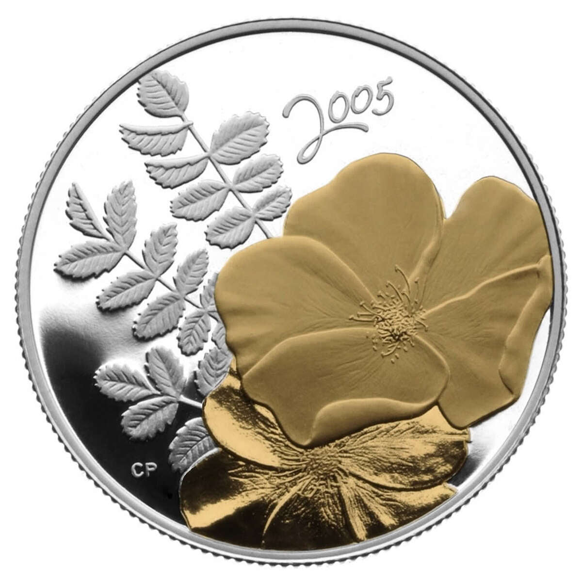 2005 50c Golden Rose - Sterling Silver Coin Default Title