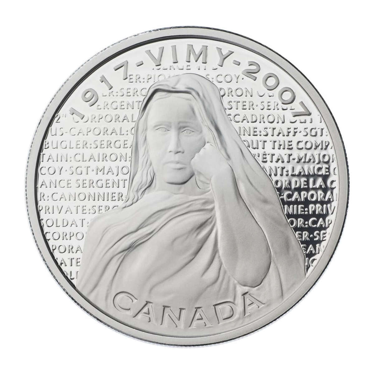 2007 $30 Canadian National Vimy Memorial - Sterling Silver Coin Default Title