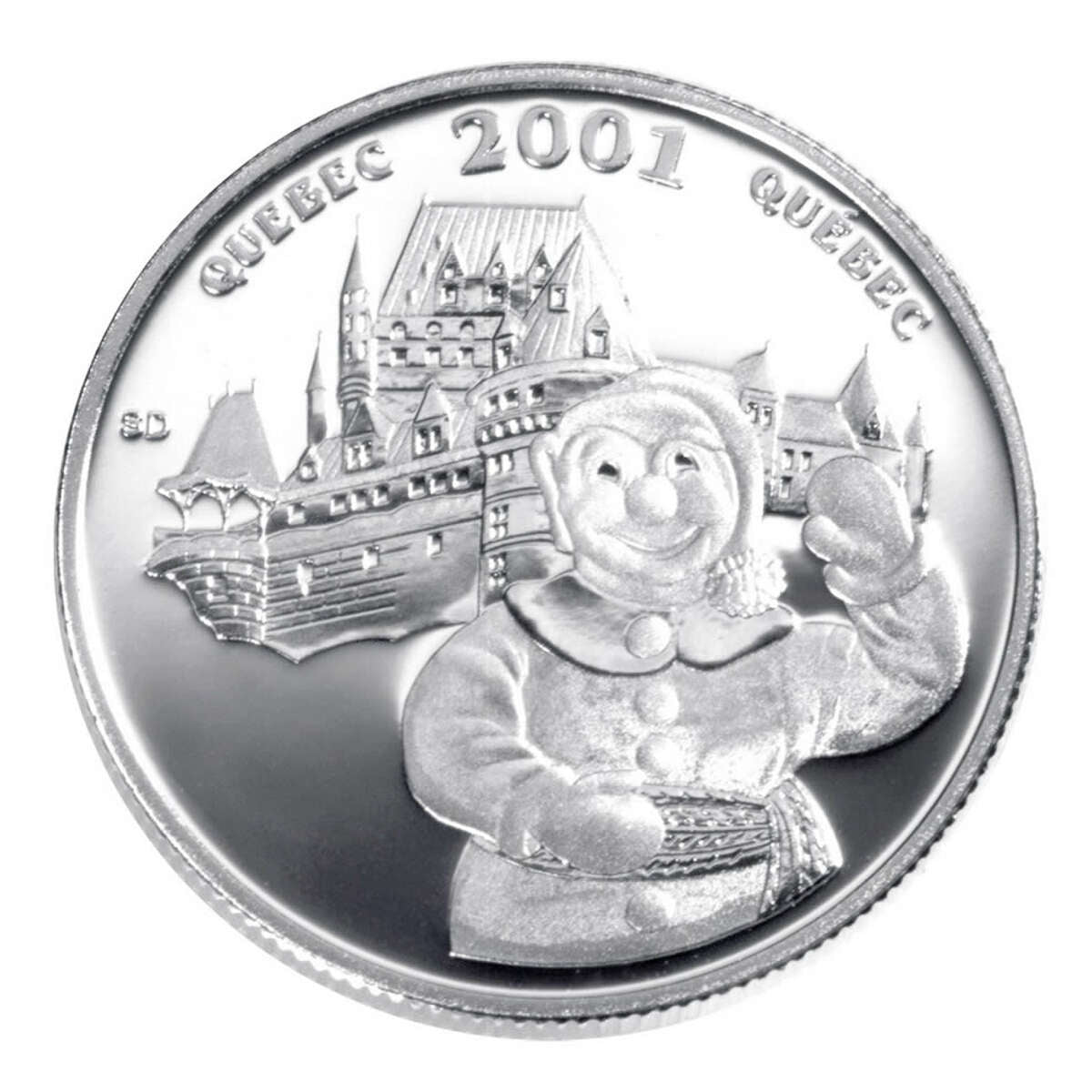 2001 50c Canadian Festivals: Carnaval de Quebec - Sterling Silver Coin Default Title