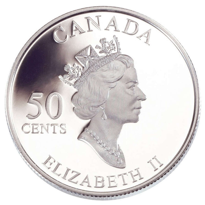 2002 50c Canadian Festivals: Annapolis Valley Apple Blossom Festival (Nova Scotia) - Sterling Silver Coin Default Title
