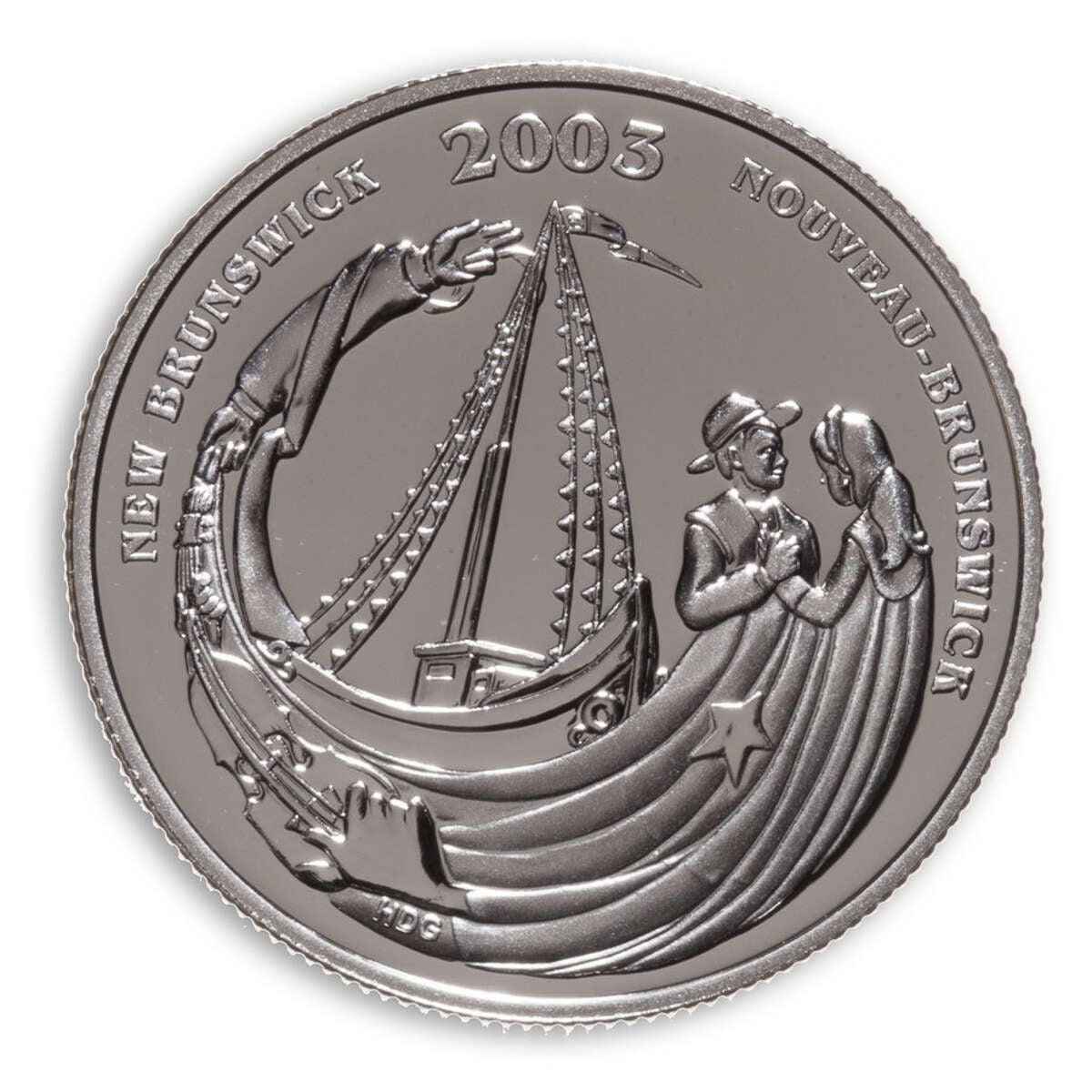 2003 50c Canadian Festivals: Festival Acadien (New Brunswick) - Sterling Silver Coin Default Title