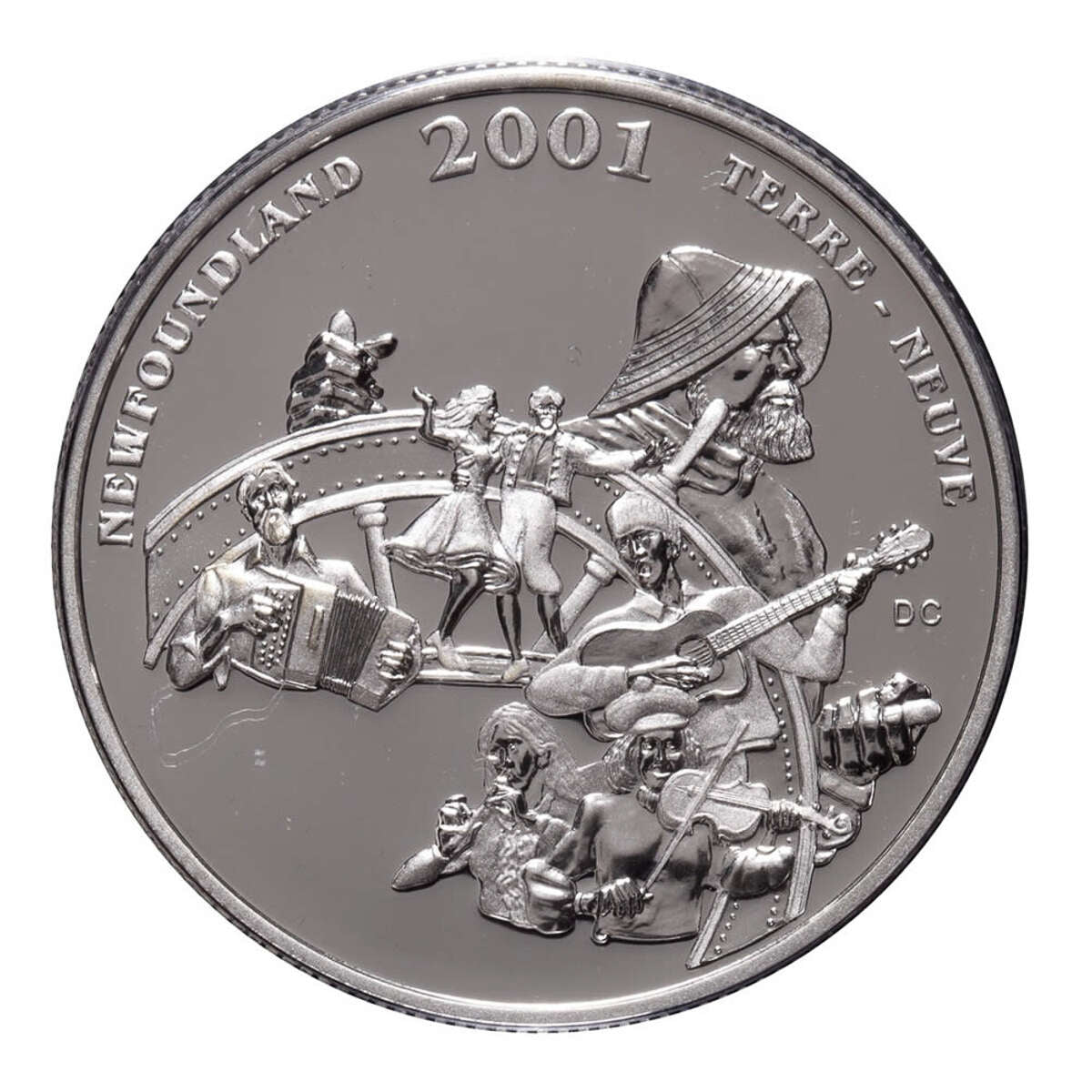 2001 50c Canadian Festivals: Folk Festival (Newfoundland & Labrador) - Sterling Silver Coin Default Title