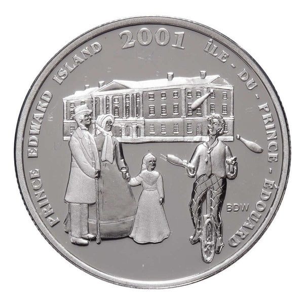 2001 50c Canadian Festivals: Festival of the Fathers (Prince Edward Island) - Sterling Silver Coin Default Title
