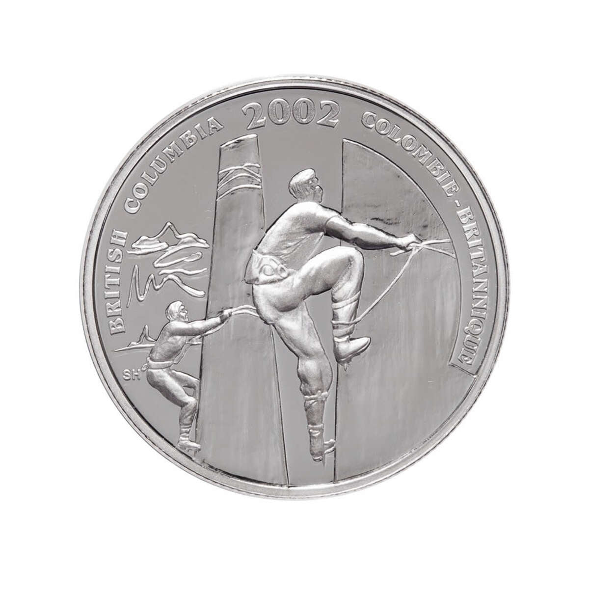 2002 50c Canadian Festivals: Squamish Days Loggers Sports (British Columbia) - Sterling Silver Coin Default Title