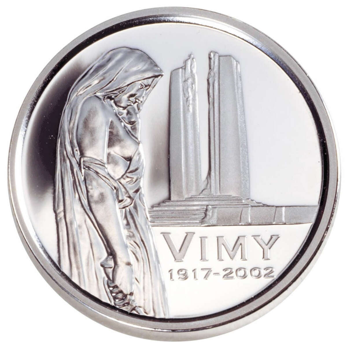 2002 5c The Battle for Vimy Ridge, 85th Anniversary - Sterling Silver Coin Default Title