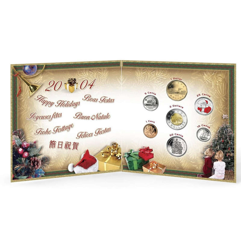 2004 Holiday Gift Set with Coloured 25-cent Default Title