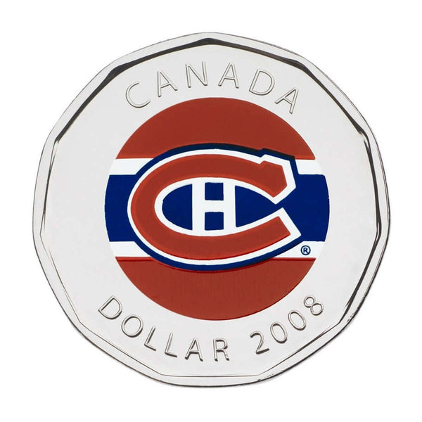 2008 Montreal Canadiens: NHL Coin Set with Coloured $1 Default Title