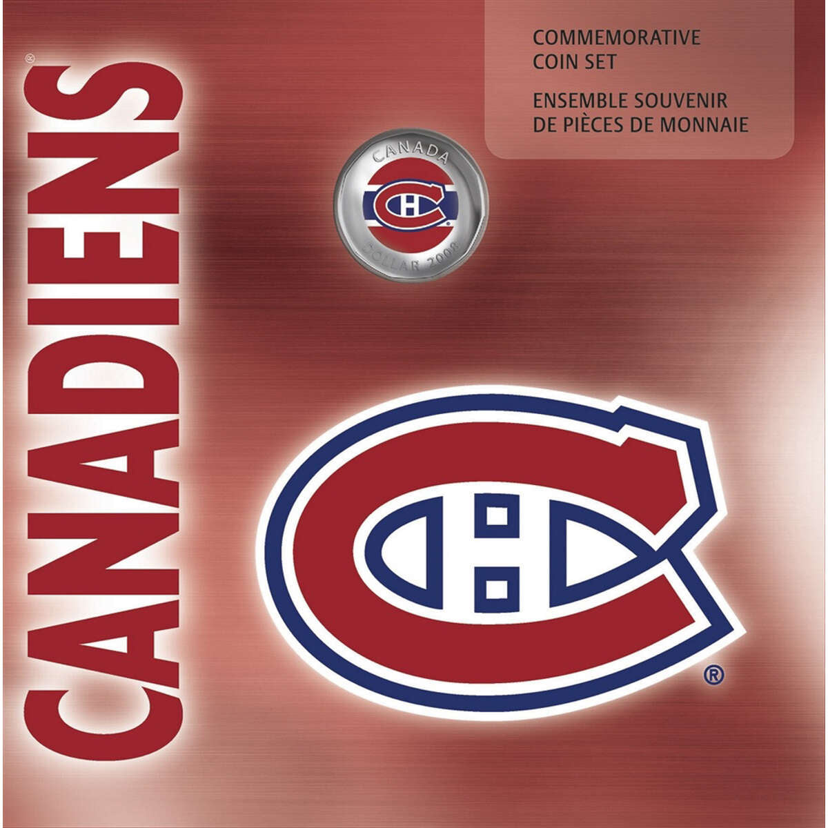 2008 Montreal Canadiens: NHL Coin Set with Coloured $1