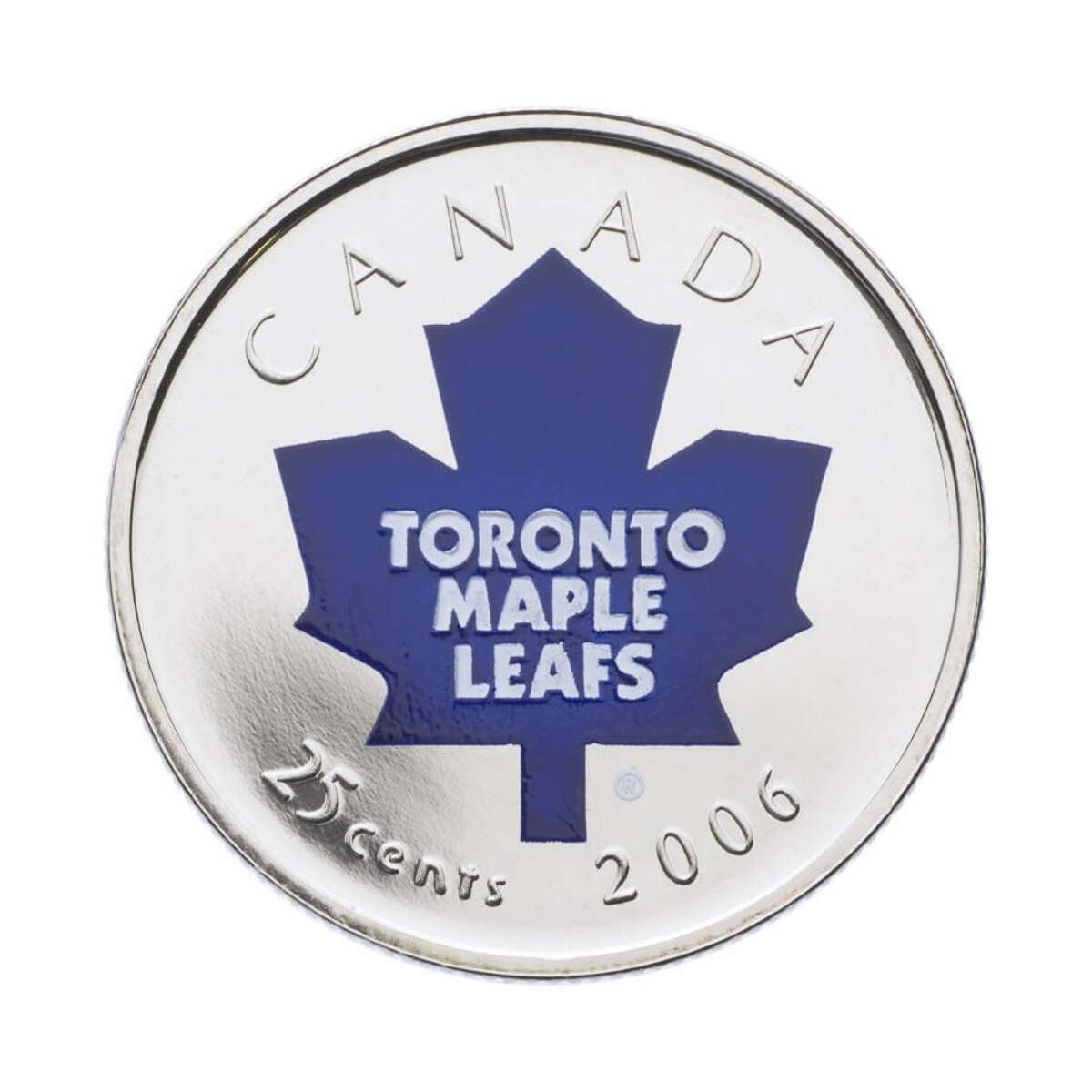 2005/2006 Toronto Maple Leafs: NHL Coin Set with Coloured 25-cent Default Title