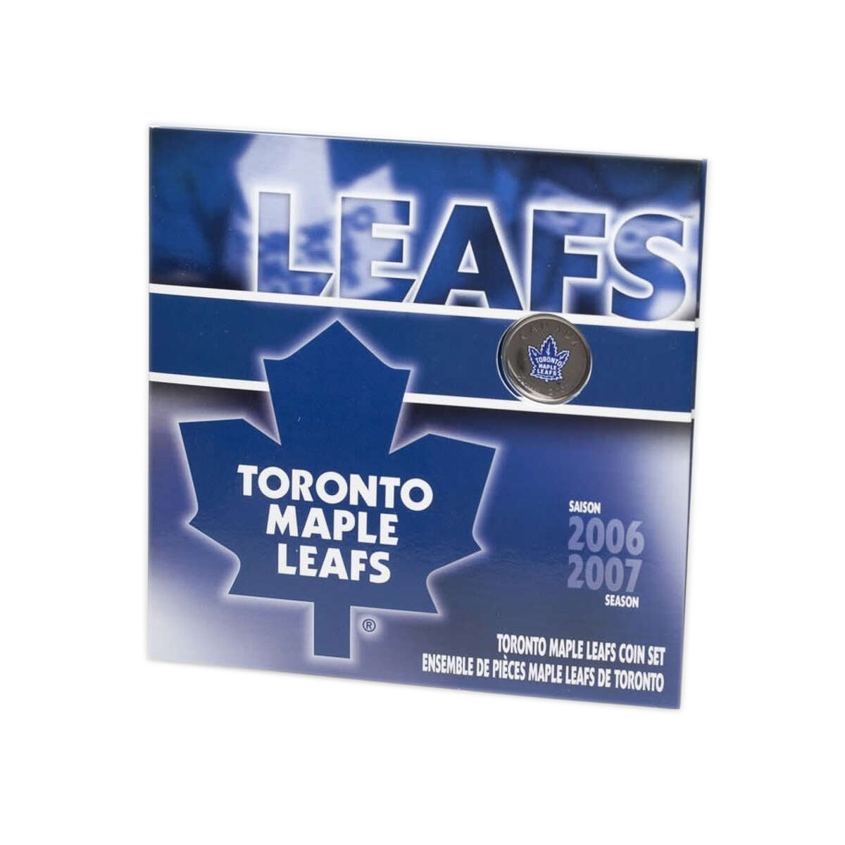 2007 Toronto Maple Leafs: NHL Coin Set with Coloured 25-cent