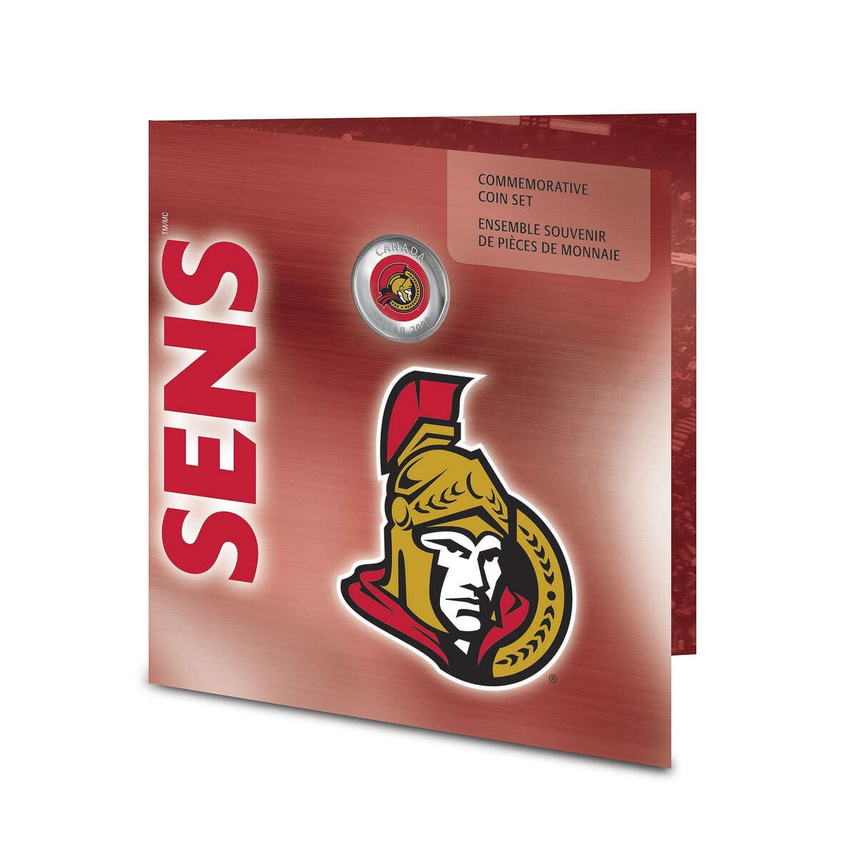 2008 Ottawa Senators: NHL Coin Set with Coloured $1 Default Title