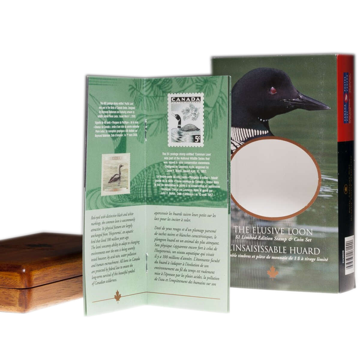 2004 $1 Elusive Loon Limited-Edition Coin & Stamp Set