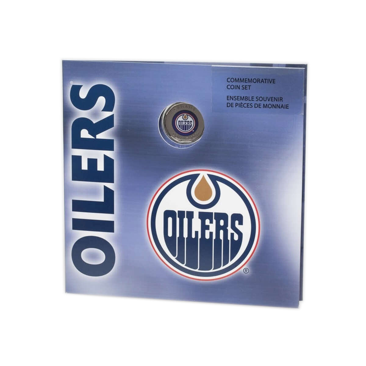 2008 Edmonton Oilers: NHL Coin Set with Coloured $1