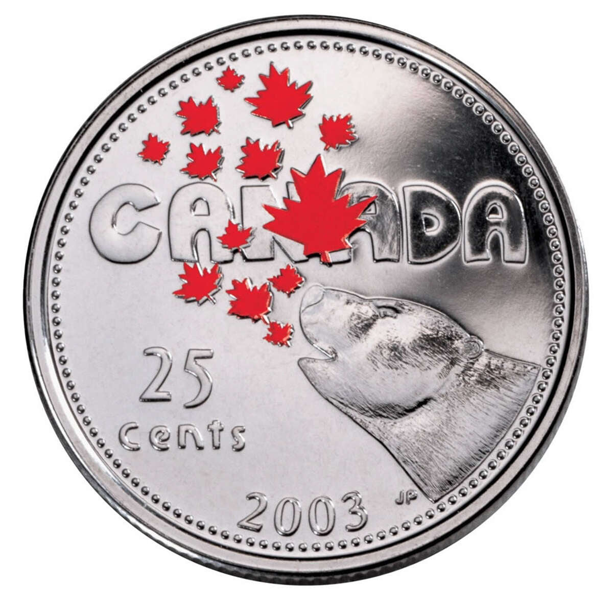 2003 25c Canada Day - Coloured Coin Default Title