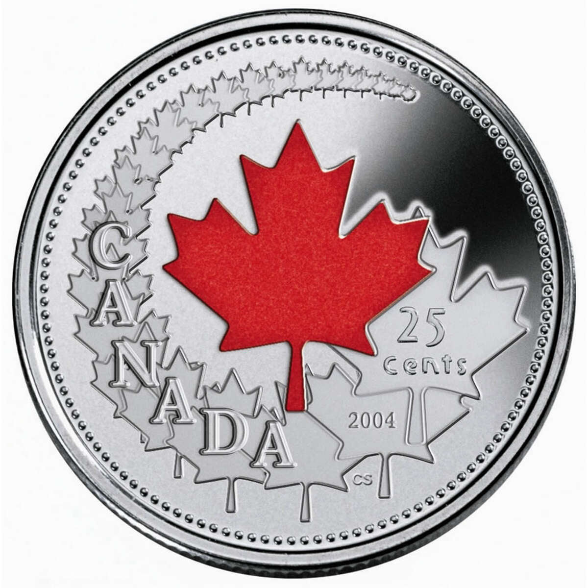 2004 25c Canada Day - Coloured Coin Default Title