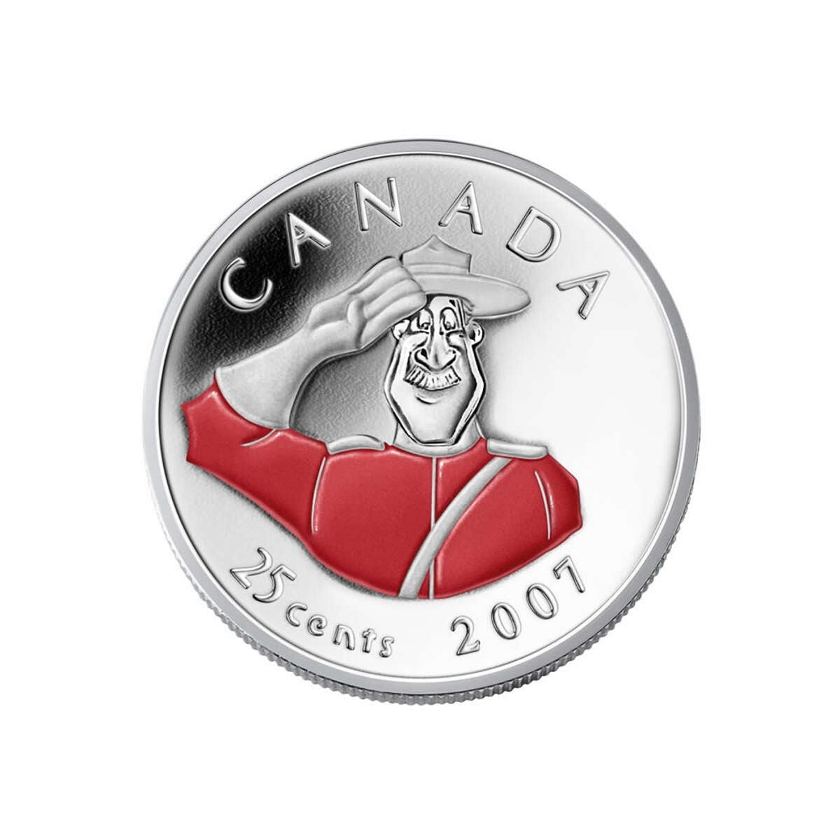 2007 25c Canada Day - Coloured Coin Default Title