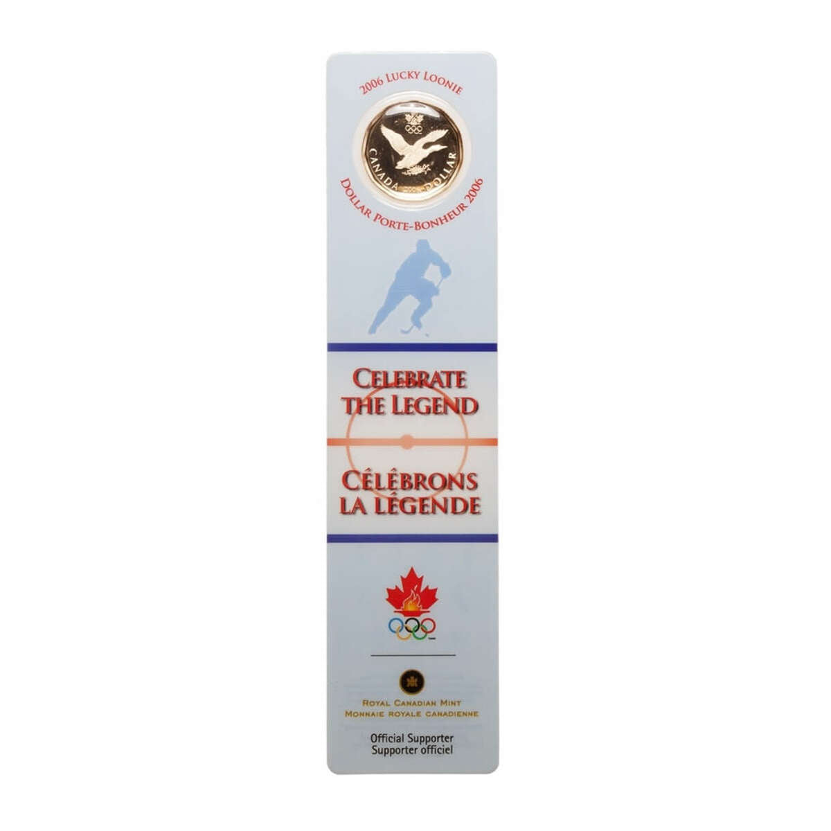 2006 $1 Lucky Loonie Celebrate the Legend Bookmark Default Title