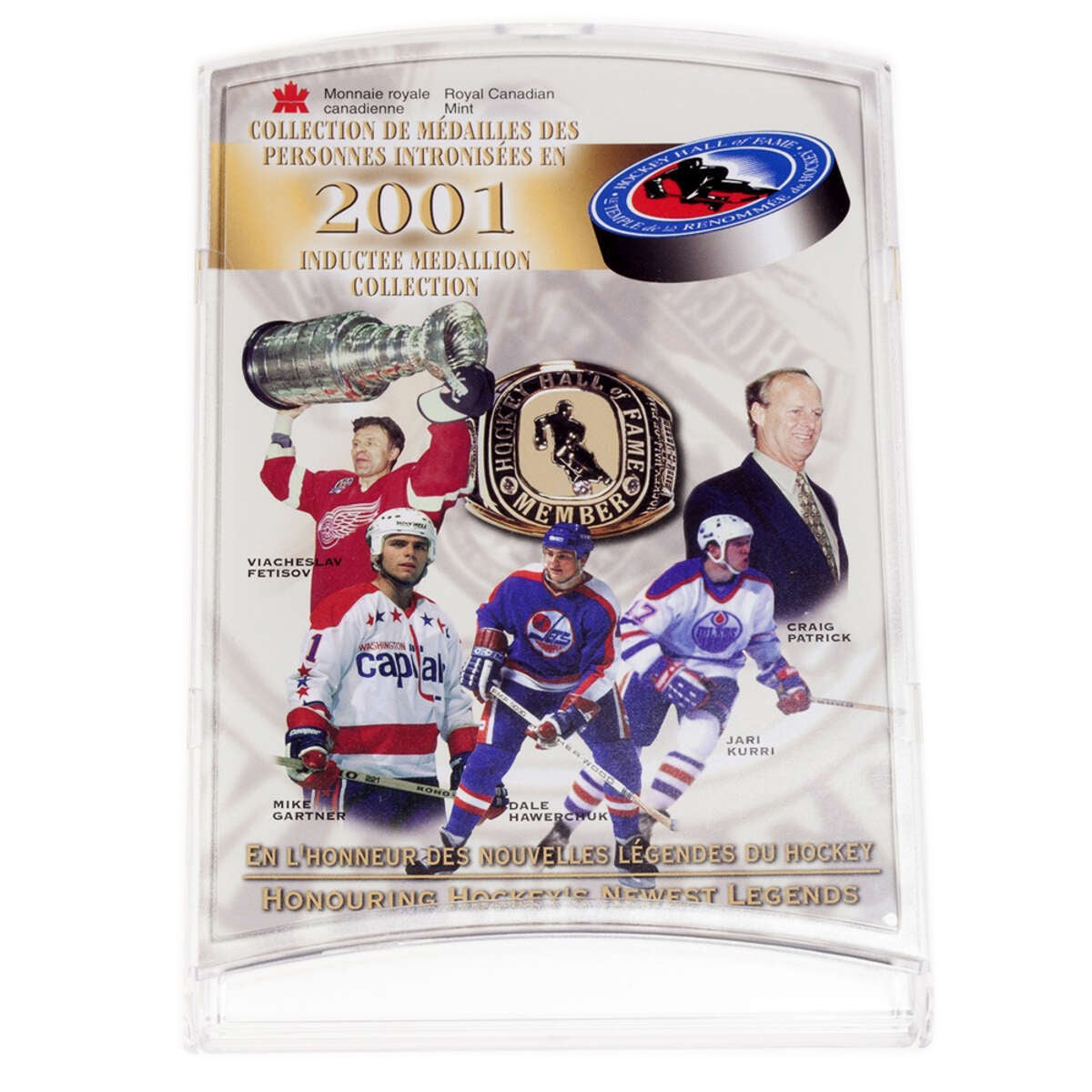 2001 Hockey Hall of Fame Inductee Medallion Collection