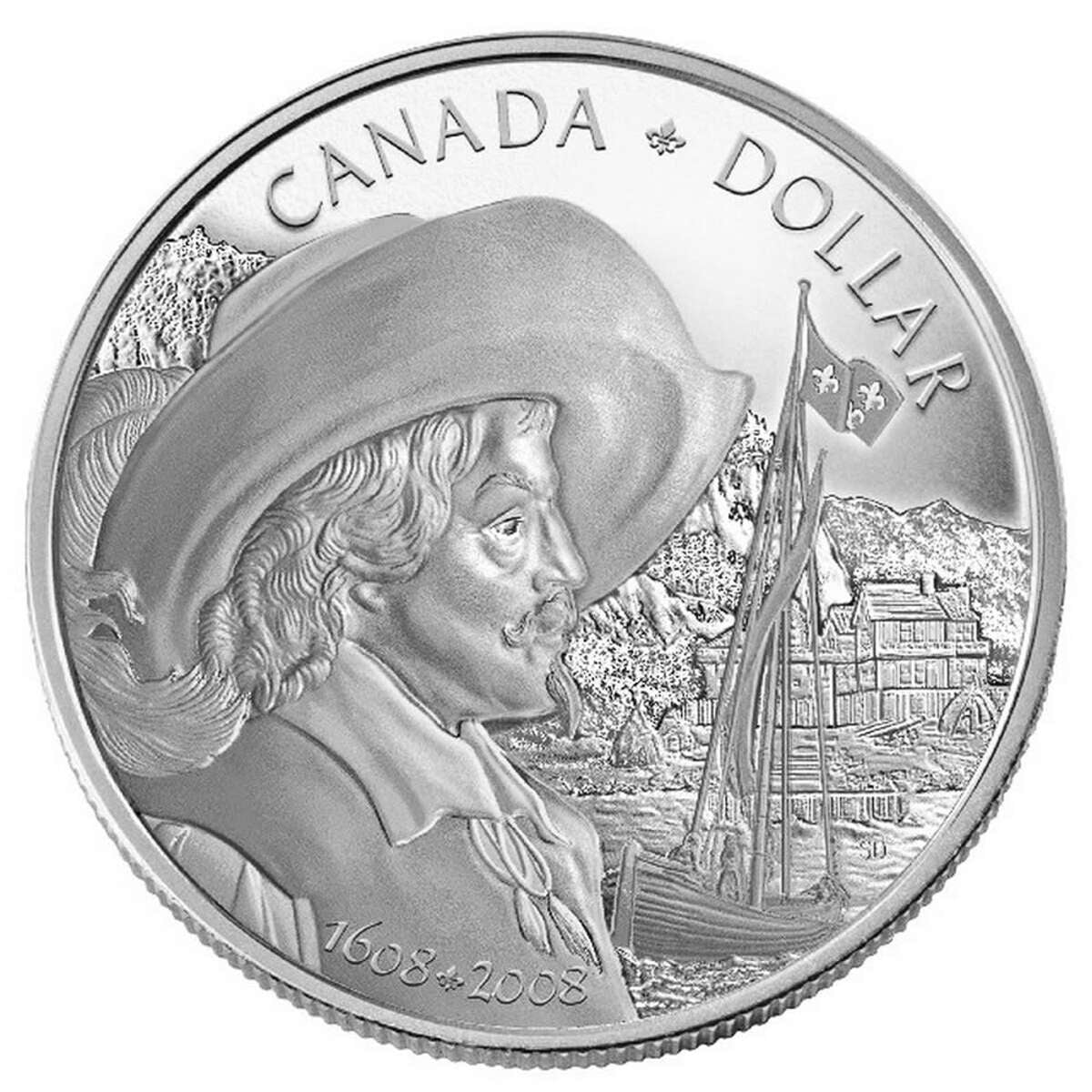 2008 $1 Quebec City, 400th Anniversary - Proof Sterling Silver Dollar Default Title