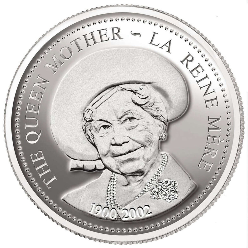 2002 $1 Queen Elizabeth the Queen Mother - Sterling Silver Dollar