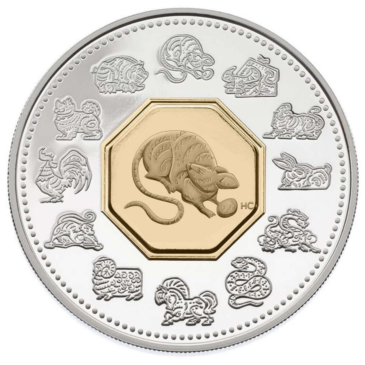 2008 $15 Year of the Rat - Sterling Silver Coin Default Title