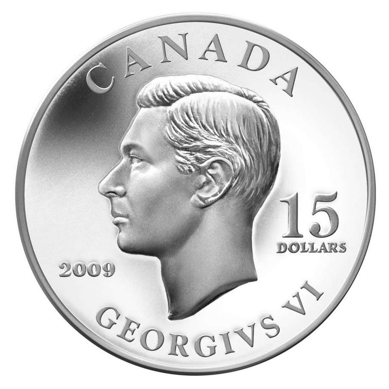 2009 $15 Vignettes of Royalty Series: King George VI - Sterling Silver