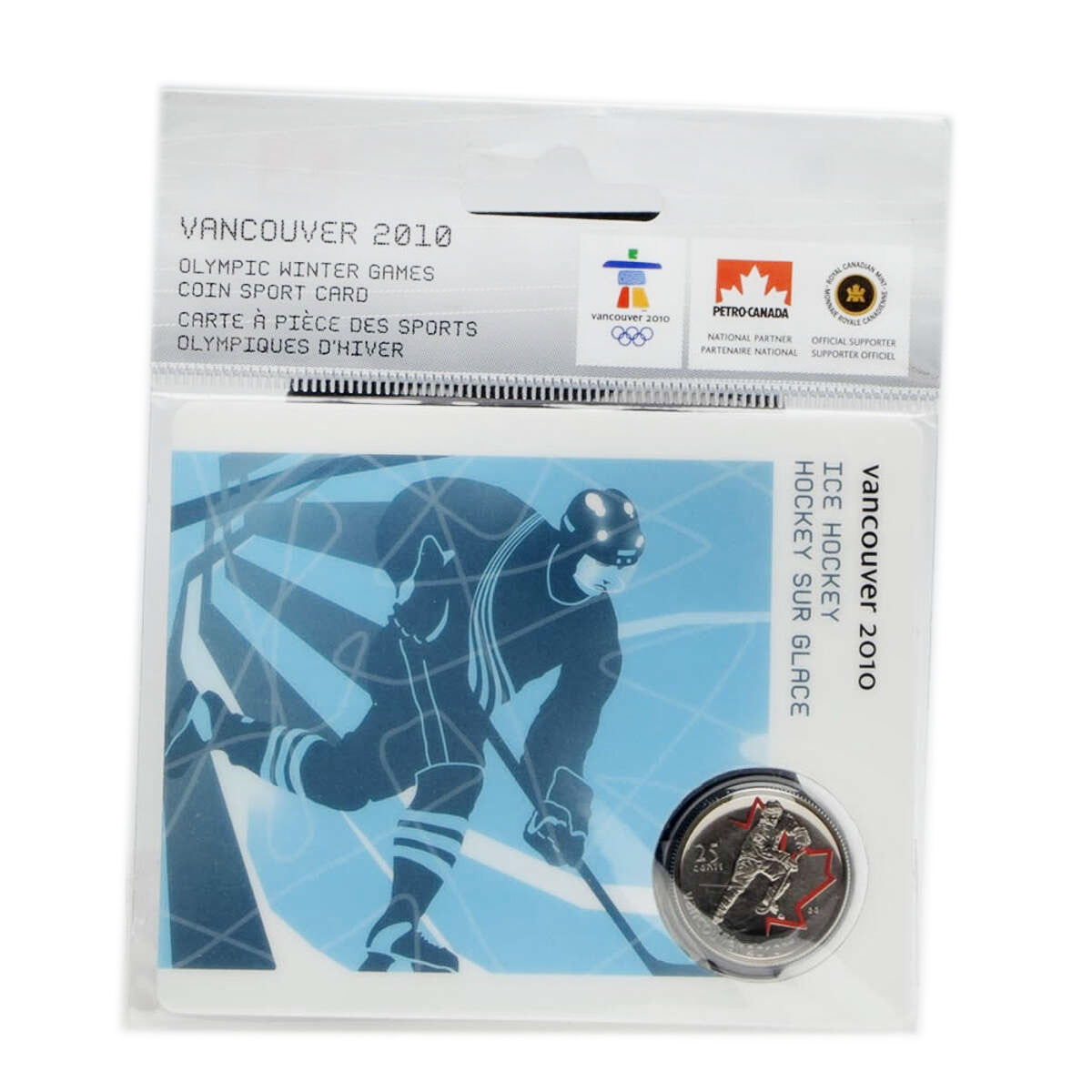 2007 25c Vancouver 2010 - Ice Hockey - Olympic Sports Card