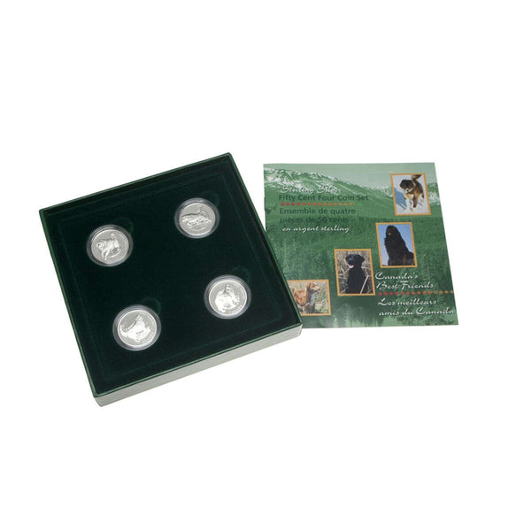 1997 50c Canada's Best Friends Series - Sterling Silver Coin Set Default Title