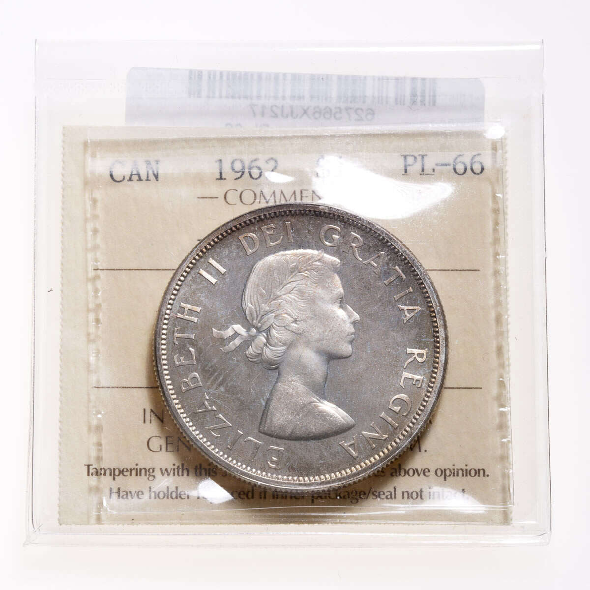 1 Dollar 1962 Heavy Cameo ICCS PL-66 Default Title