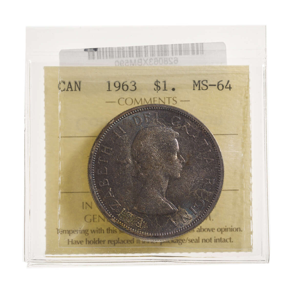 1 Dollar 1963  ICCS MS-64 Default Title