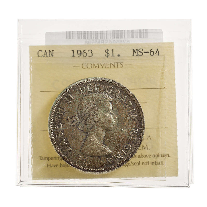 1 Dollar 1964  ICCS MS-64 Default Title