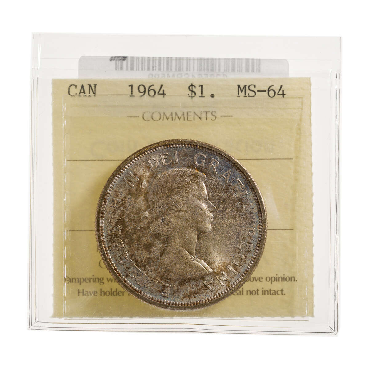 1 Dollar 1964  ICCS MS-64 Default Title