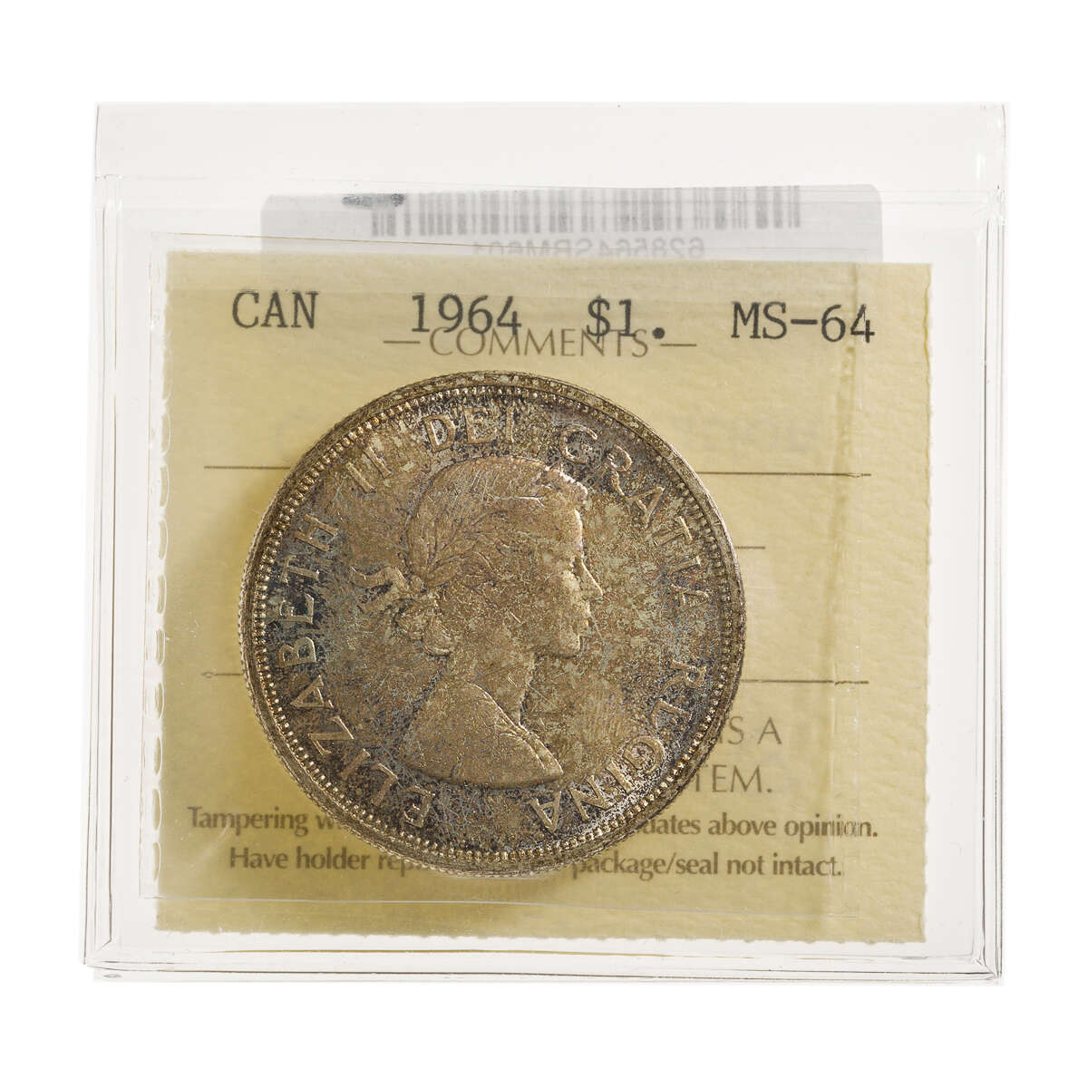 1 Dollar 1964  ICCS MS-64 Default Title