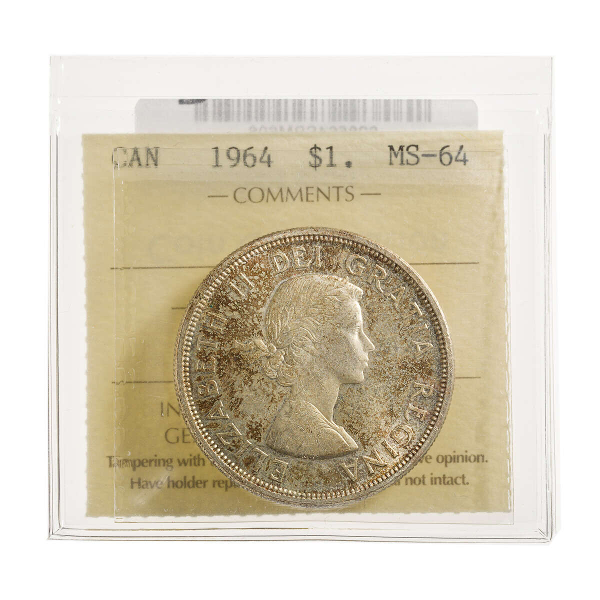 1 Dollar 1964  ICCS MS-64 Default Title